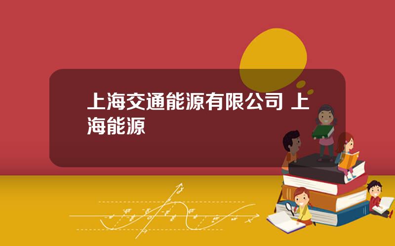 上海交通能源有限公司 上海能源